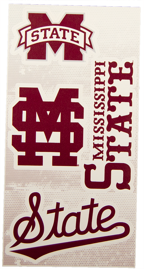 SDS Design Associates Auto Decal Sheet M-State M-Over-S 85 Logo State W Tail