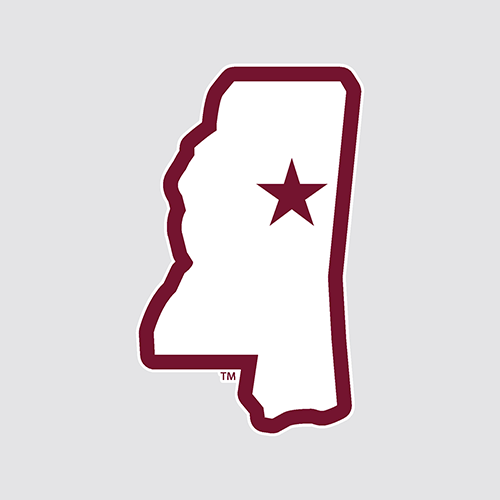 Cdi Corporation Auto Decal State Ouline W Star Maroon