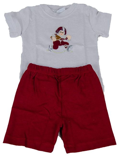 Baby 2 Piece Short Set Football Player