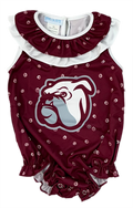 Infant Bulldog Ruffled Collar Onesie
