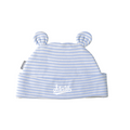 Baby BEANIE BEAR STRIPED White  STATE W TAIL
