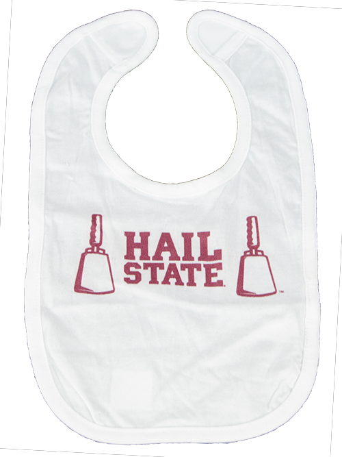 Home Malone Baby Bib Hail State Bellong Sleeve Maroon