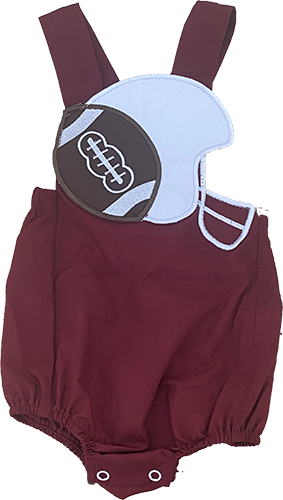 Baby BOYS BBL Overalls White Helmet Football