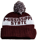 Logofit Baby Cap Knit Beanie Dayschool Striped Pom