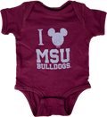 Baby Creeper Disney Ears MSU Bulldogs