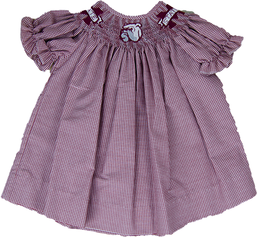 Baby Dress Smocked Gingham M-State
