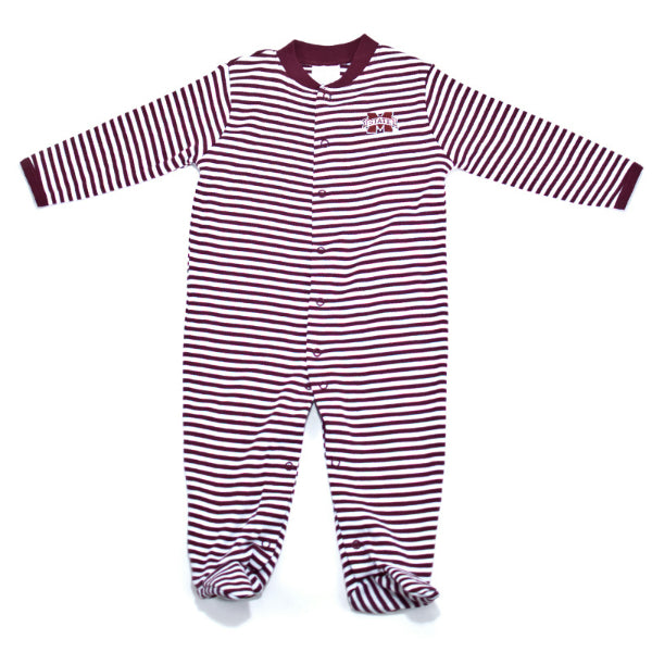 Baby Romper Footed Stripes M-State