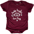 Baby ONESIE DADDY DAUGHTER Football M-State GAME DAYS