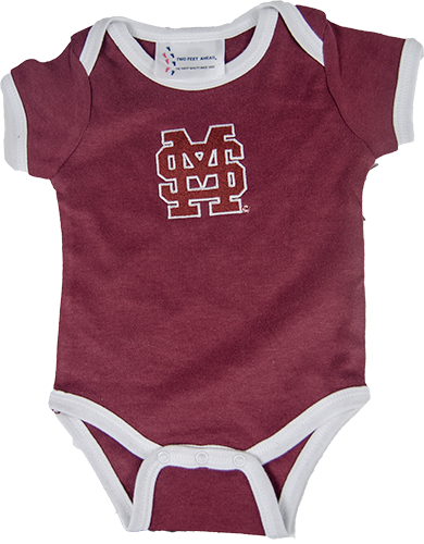 Baby Onesie Short Sleeve M-over-S