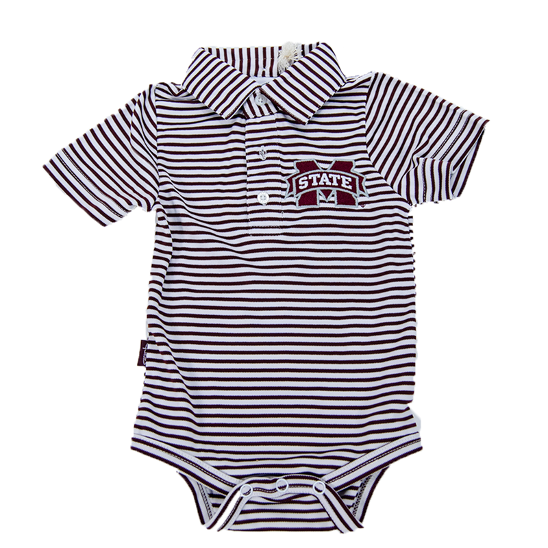 Baby Polo ONESIE CARSON Short Sleeve  M-State Striped