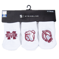 Strideline, L Baby Sock 3Pk M-State Bde Circle Cowbell