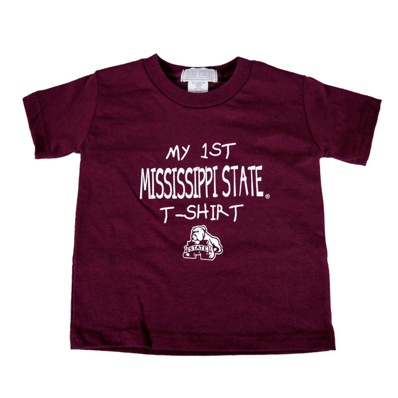 Baby T-Shirt Short Sleeve My First MS State T-Shirt