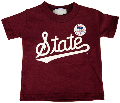 Baby T-Shirt Short Sleeve  STATE W TAIL