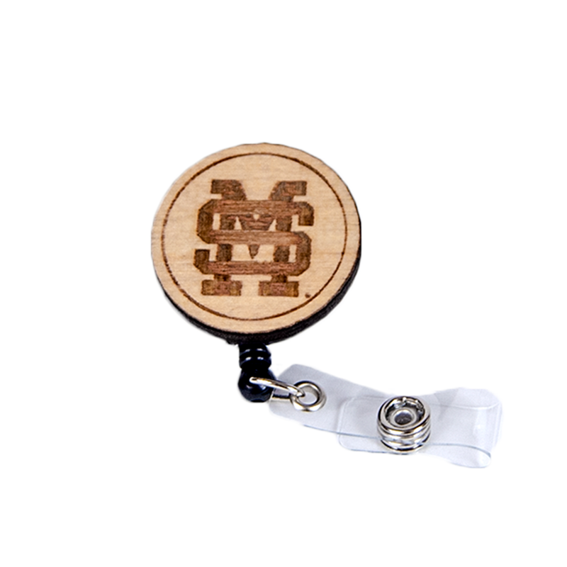 Mcm Brands / Carolina Sewn / Imagneten Badge Holder Reel Woodn M-Over-S