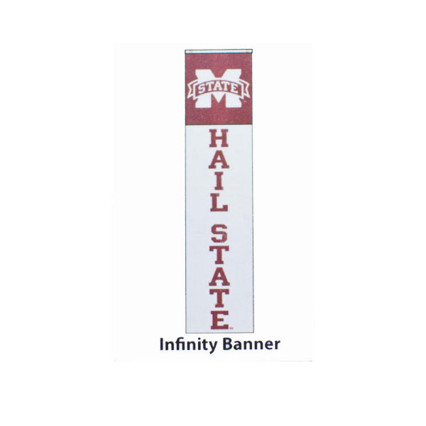 University Blanket & Flag Corp. Banner Infnity M-State Hailong Sleevetate 7Ft Long