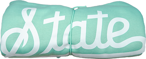 Blanket Sweatshirt Script State