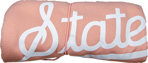 Blanket Sweatshirt Script State