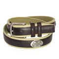 BELT CANVAS Crocodile Leather M-State Conchos