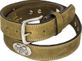 BELT Leather Crazy Horse STITCH M-State Conchos
