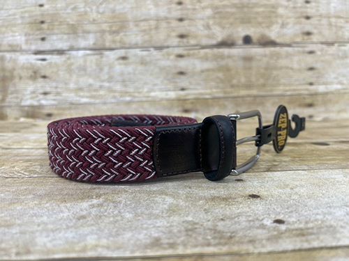 BELT Nylon BRAID STRETCH LeatherR TIP