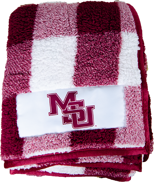 Blanket Vault Buffalo Checkered MSU Interlock