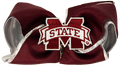 Divine Creations Bow King Glitzy Lame Layrd Rbn Silver Patch M-State
