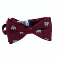 Bow Tie Men's Pre-Tied Bulldog Silhouette