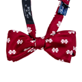 Global Neckwear Maroonecklaceeting Bowtie Silk Btrfly M-State All Over Not Woven