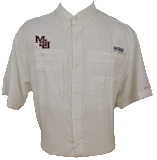 Button Down Men's Short Sleeve Tamiami MSU Interlock
