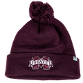 Top Of The World Cap Beanie Cued Knit M-State Pom Pom
