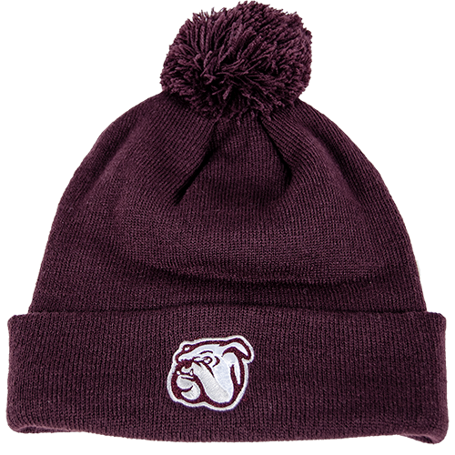 Top Of The World Cap Beanie Cued Knit M-State Pom Pom