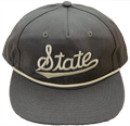 Cap Baseball Cotton with Rope Script State