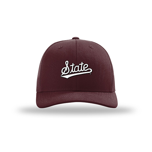Uscape Apparel L Cap Baseball Emblem St Script Trckr Richardson Mesh Bk