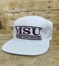 The Game Cap Baseball Flat Bill MSU Double Bars