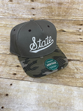 L2 Brands Cap Camo Bill Script State