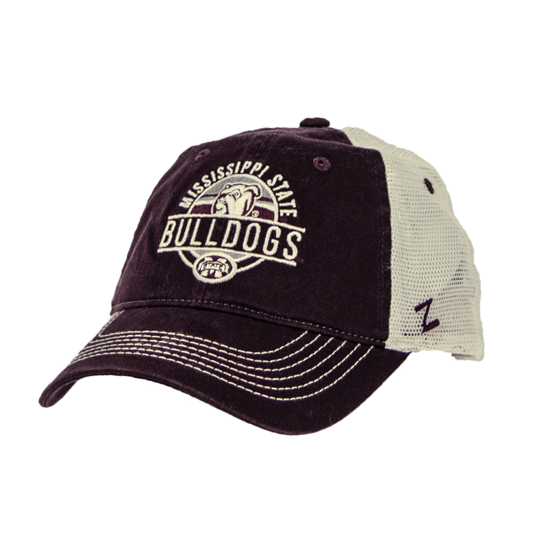 Zephyr Graf- X Cap Baseball Memorial  Mississippi State Bulldogs Bde M-State Meshbck