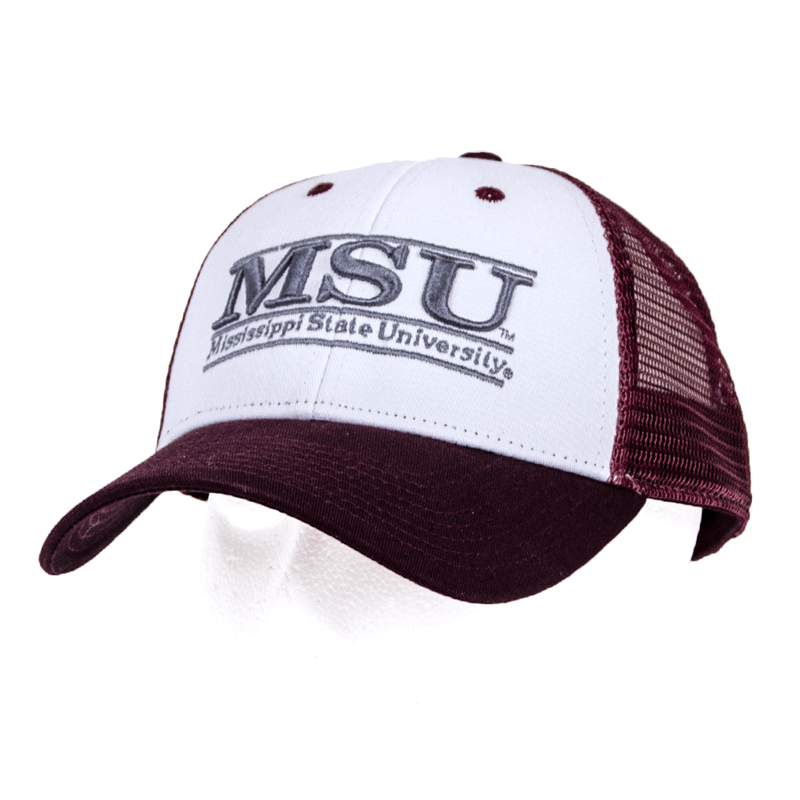 The Game Cap Baseball MSU Gray Double Bars