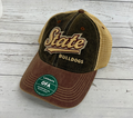 L2 Brands Cap Trucker Leather Script State