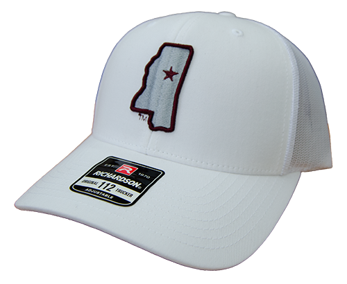 Cap Baseball Trucker State Outline Star