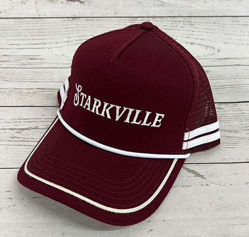 Hovi Dry Goods L Cap Baseball Trucker Bill Rope White  Starkville Lrs 2Strp Adjustable