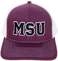 Cap Baseball Trucker MSU Block