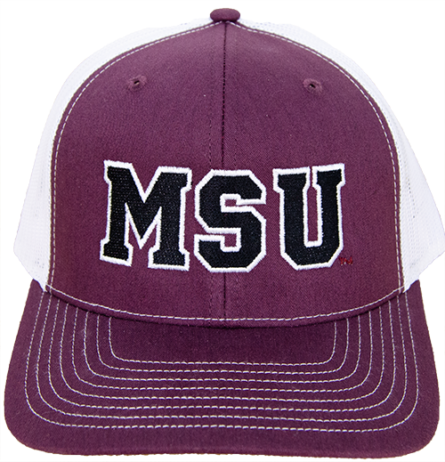 Cap Baseball Trucker MSU Block