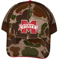Cap Baseball Truckr Old School Cf M-State Maroon Mesh