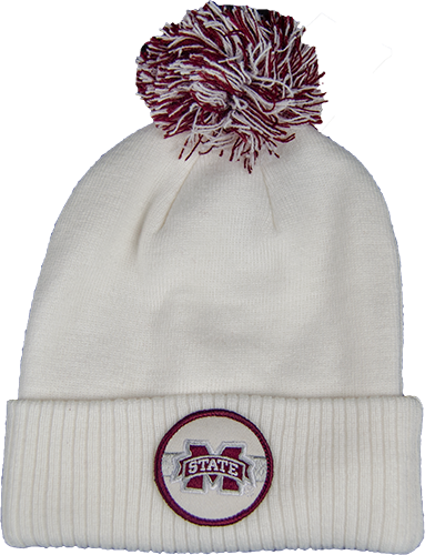 Adidas Cap Knit Maroon White Pom