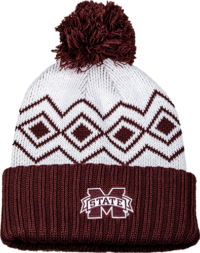 Logofit Cap Knit Beanie Potter Pom Diamond M-State