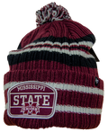 47 Brand Cap Knit Beannie Patch Pom M-State