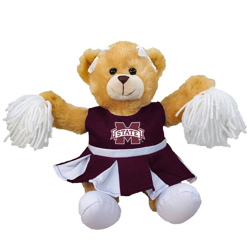 Toy Bear Plush Cheer Carly Pom Poms M-State
