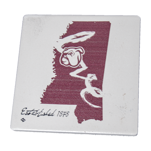 Thirstystone Resources, Inc. Coaster Single Square Est Love State MS Bully Head