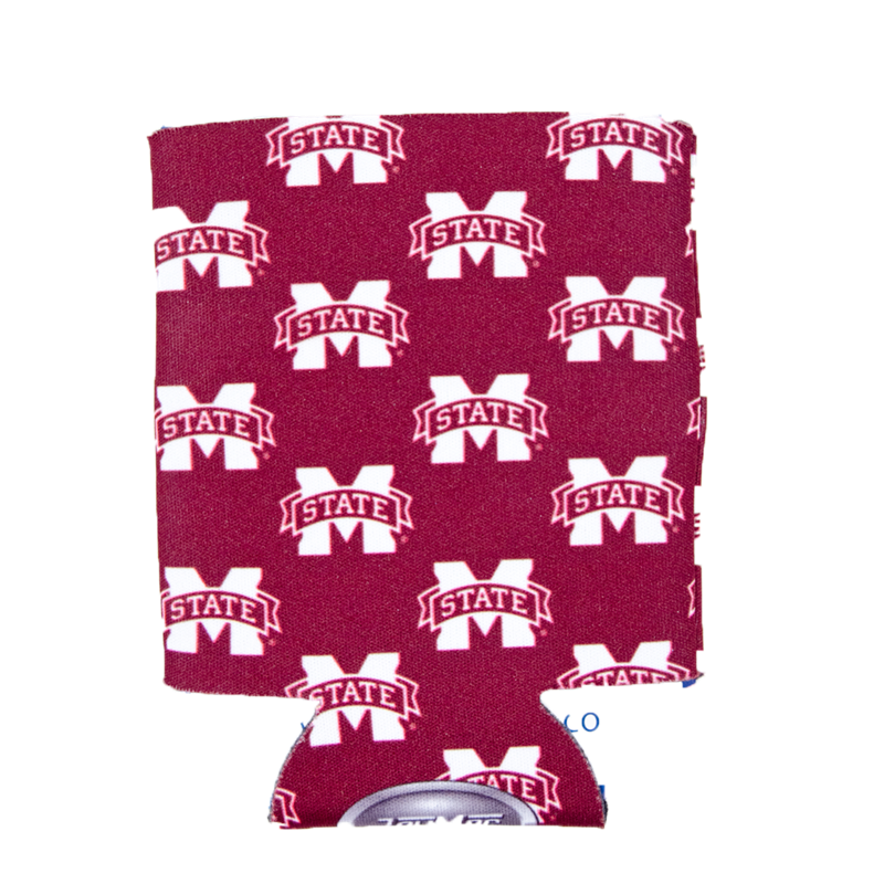 Jaymac Sports Products Coozie Folding Can  M-State Tile All Over