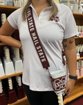 University Screenprint/Bully Bell Cowbell Holong Sleeveter Beaded M-State W Strap Hail State